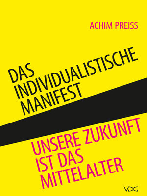 cover image of Das individualistische Manifest